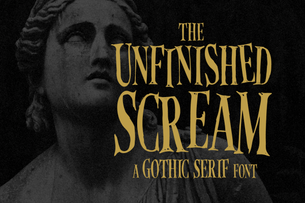 The Unfinished Scream Free Font Download