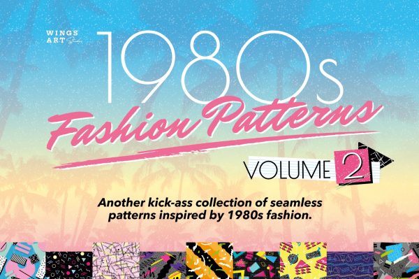 1980s Fashion Patterns Volume Two by Wing's Art Studio