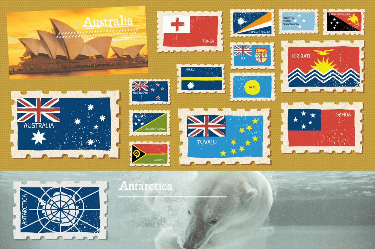 Illustrated Flags of the World - Vectors by Wingsart Studio