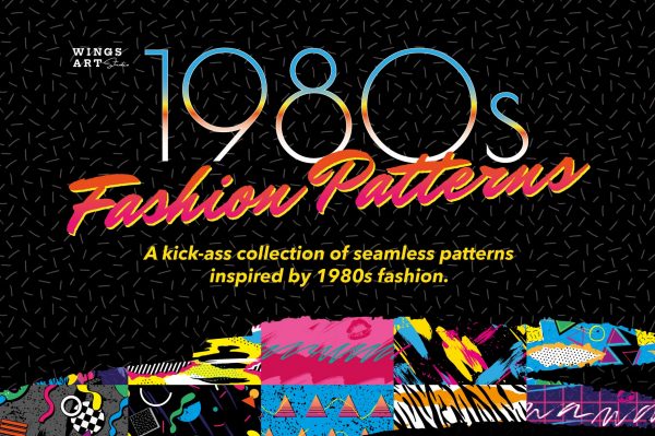 1980s Retro Fashion Patterns Vol:1