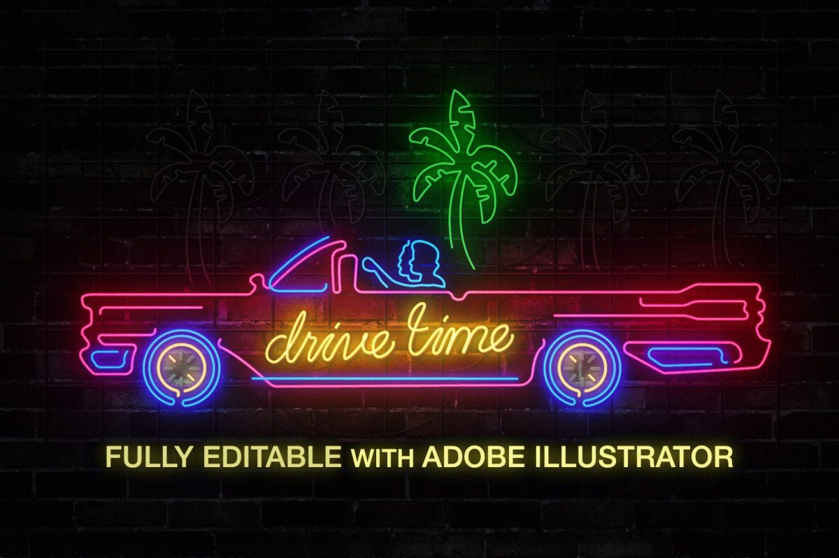 Neon Sign Collection for After Effects Vol1-01