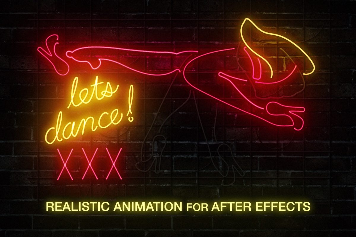 Neon Sign Collection for After Effects Vol1-01