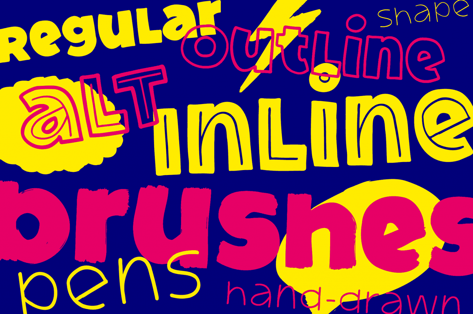 Comic Sidekick The Screwball Comedy Font Family!