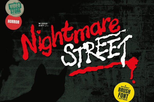 Nightmare Street - The Retro Halloween Font