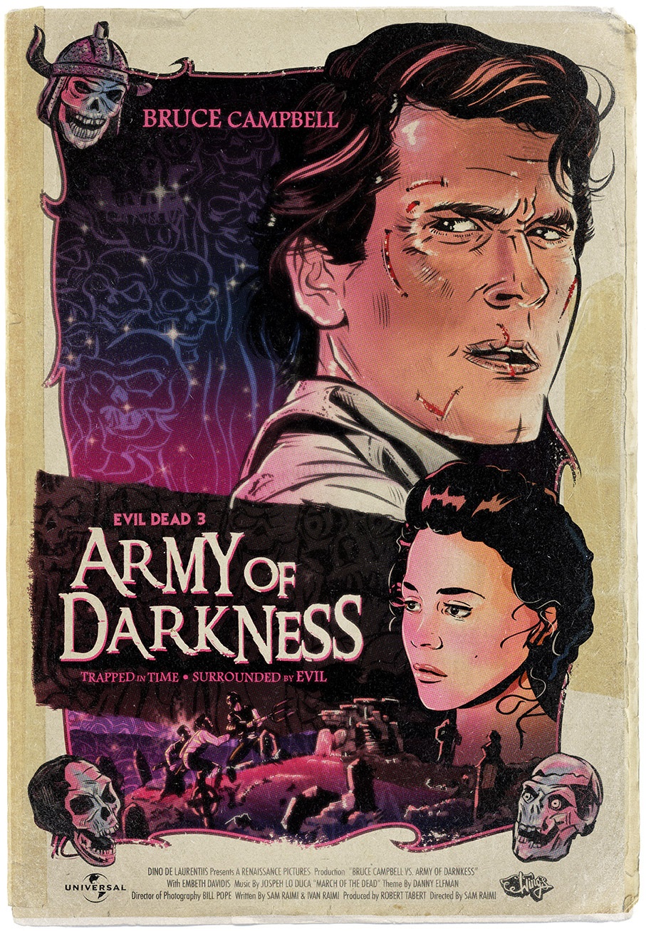 Army of Darkness Movie Poster Art by Christopher King