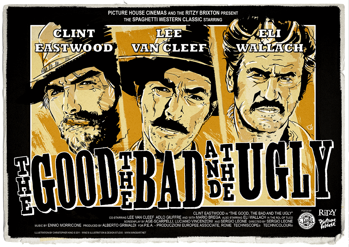 The Good The Bad and The Ugly Movie Poster