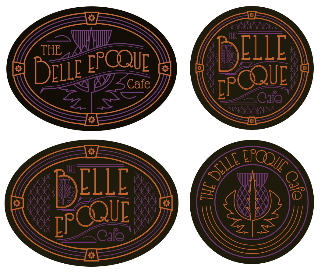 The Belle Epoque Art Deco Logo Design