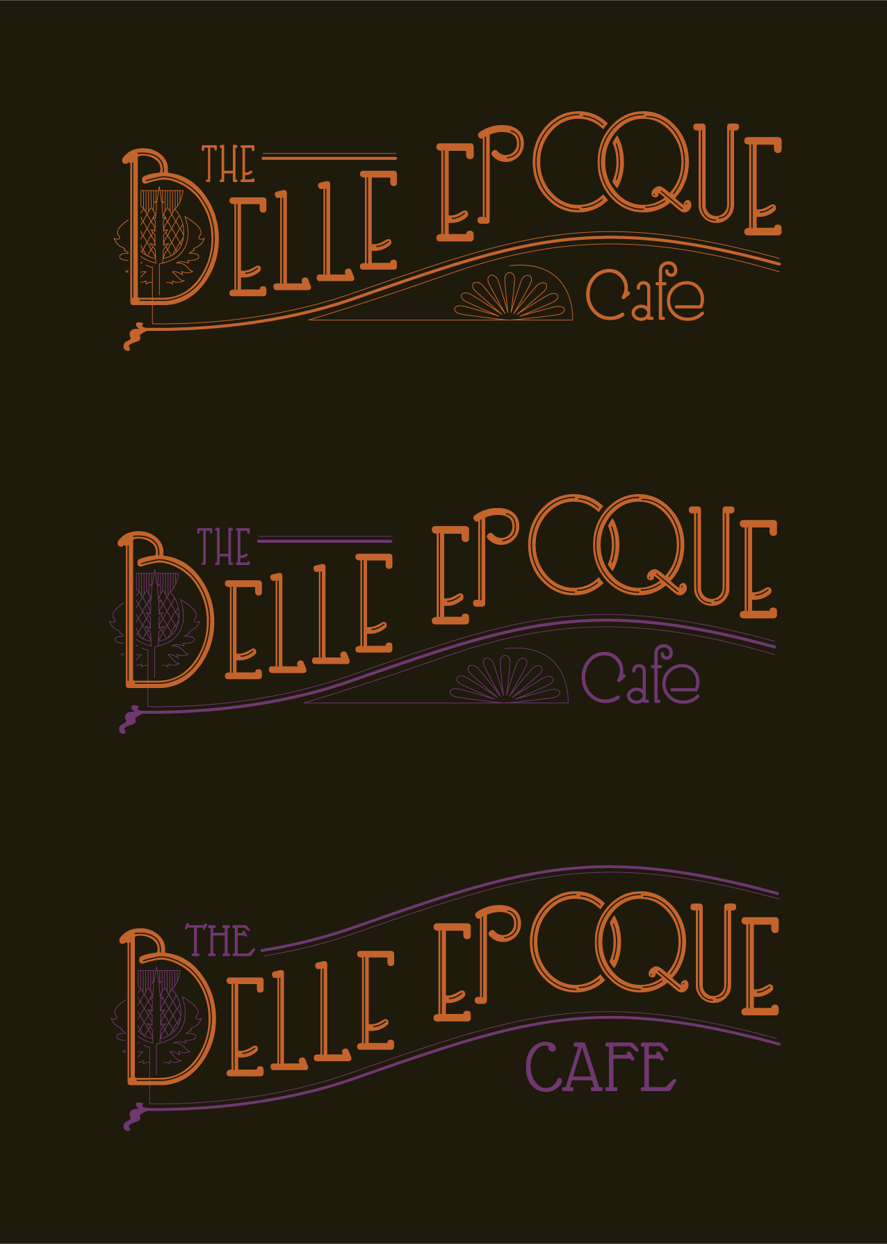 The Belle Epoque Art Deco Logo Design