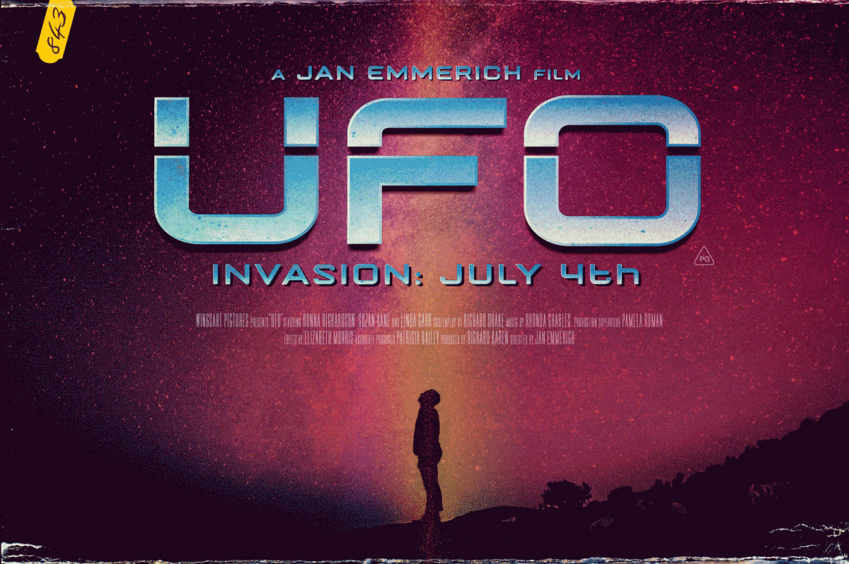 UFO Summer Block-Buster Movie Poster Design