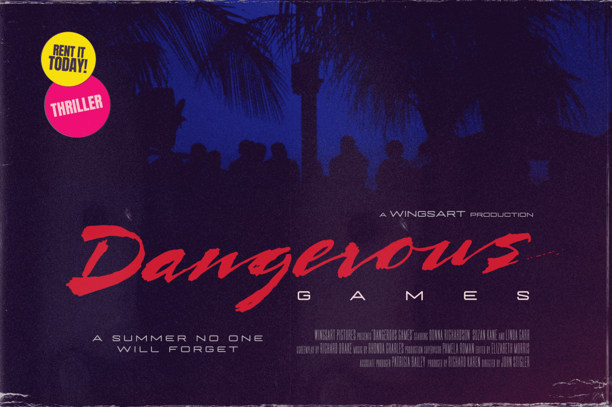 1980s Erotic Thriller Movie Title Designs