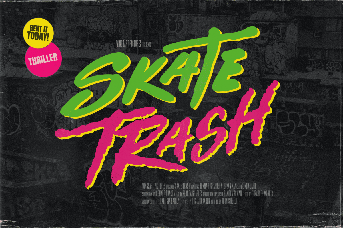 Fonts for Skate T-shirts