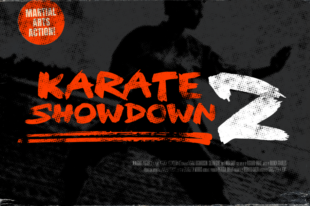 Karate Showdown 2 -Movie Title Design by Christopher King