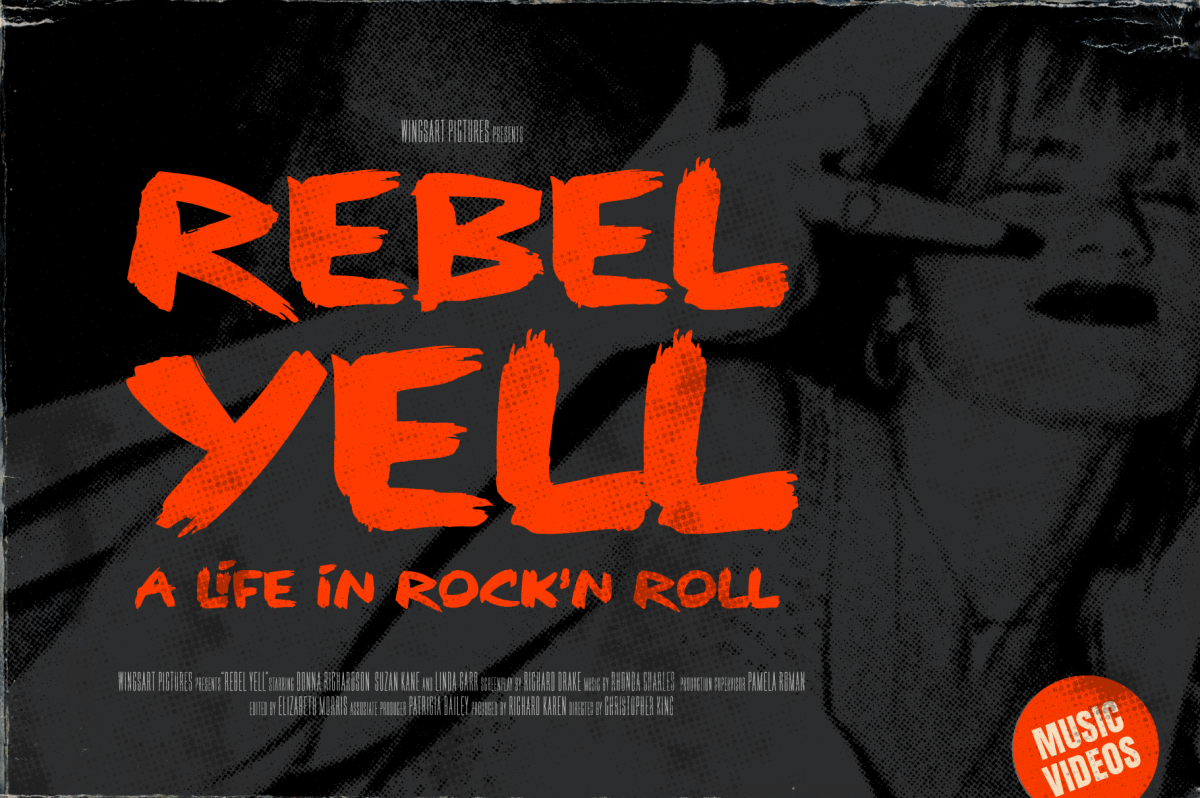 Rebel Yell -Movie Title Design by Christopher King