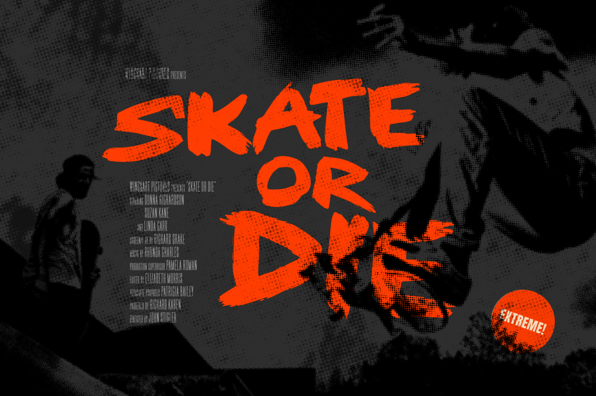 Skate or Die - Movie Title Design by Christopher King