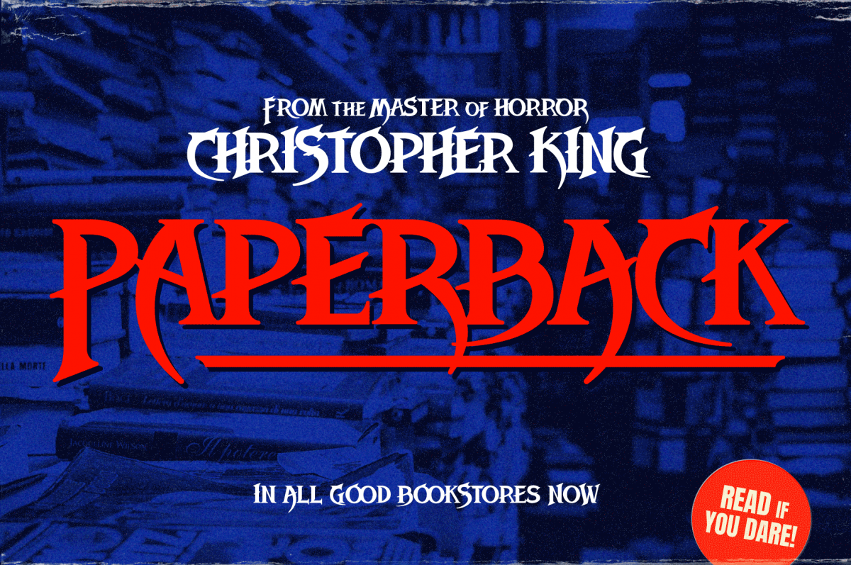 Stephen King Horror Book Style Fonts