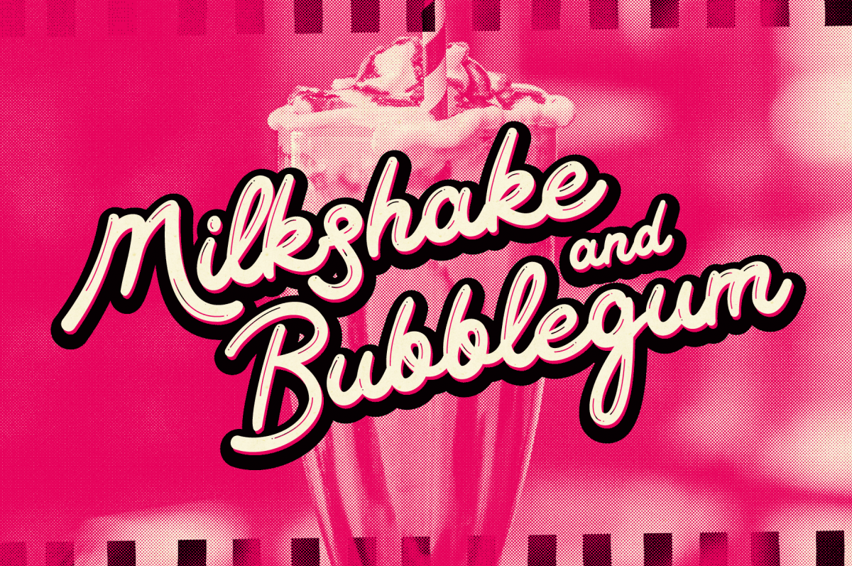 1950s Milkshake Font by Wingsart Studio