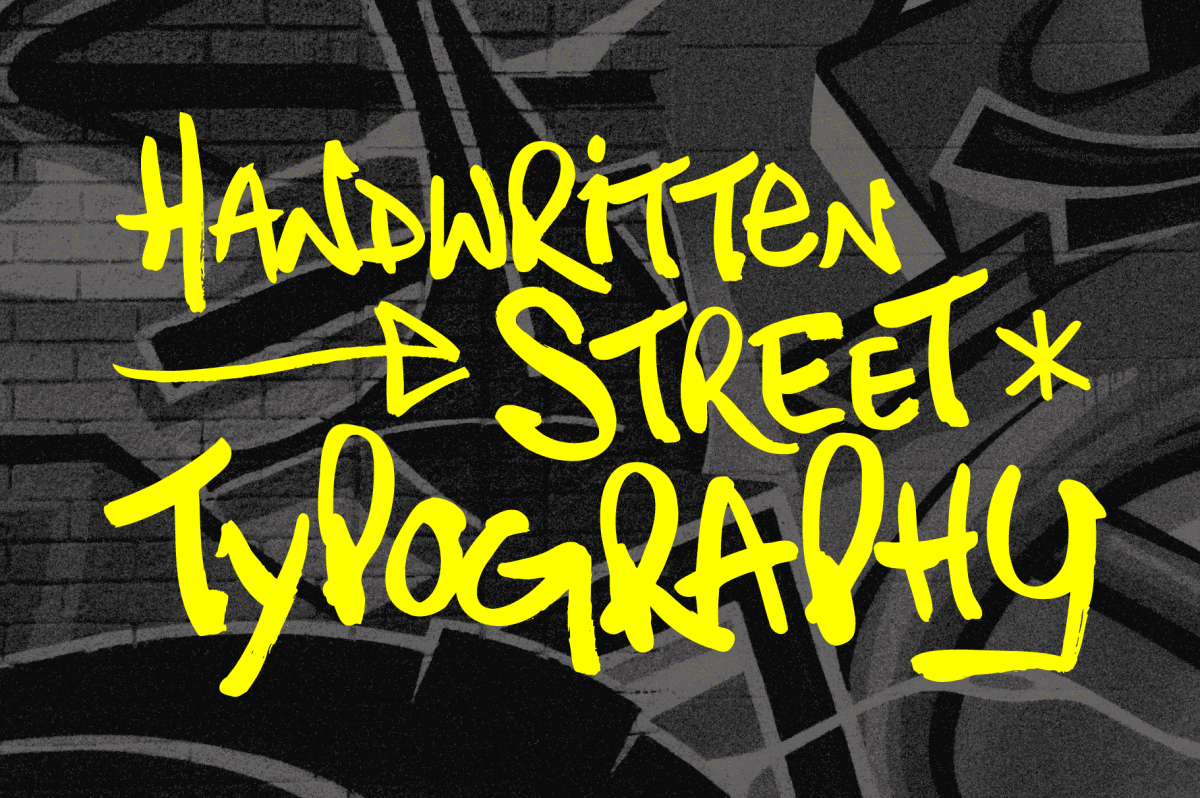 Permanent Park Font Download- 1990s Graffiti Hip Hop Marker Pen Lettering