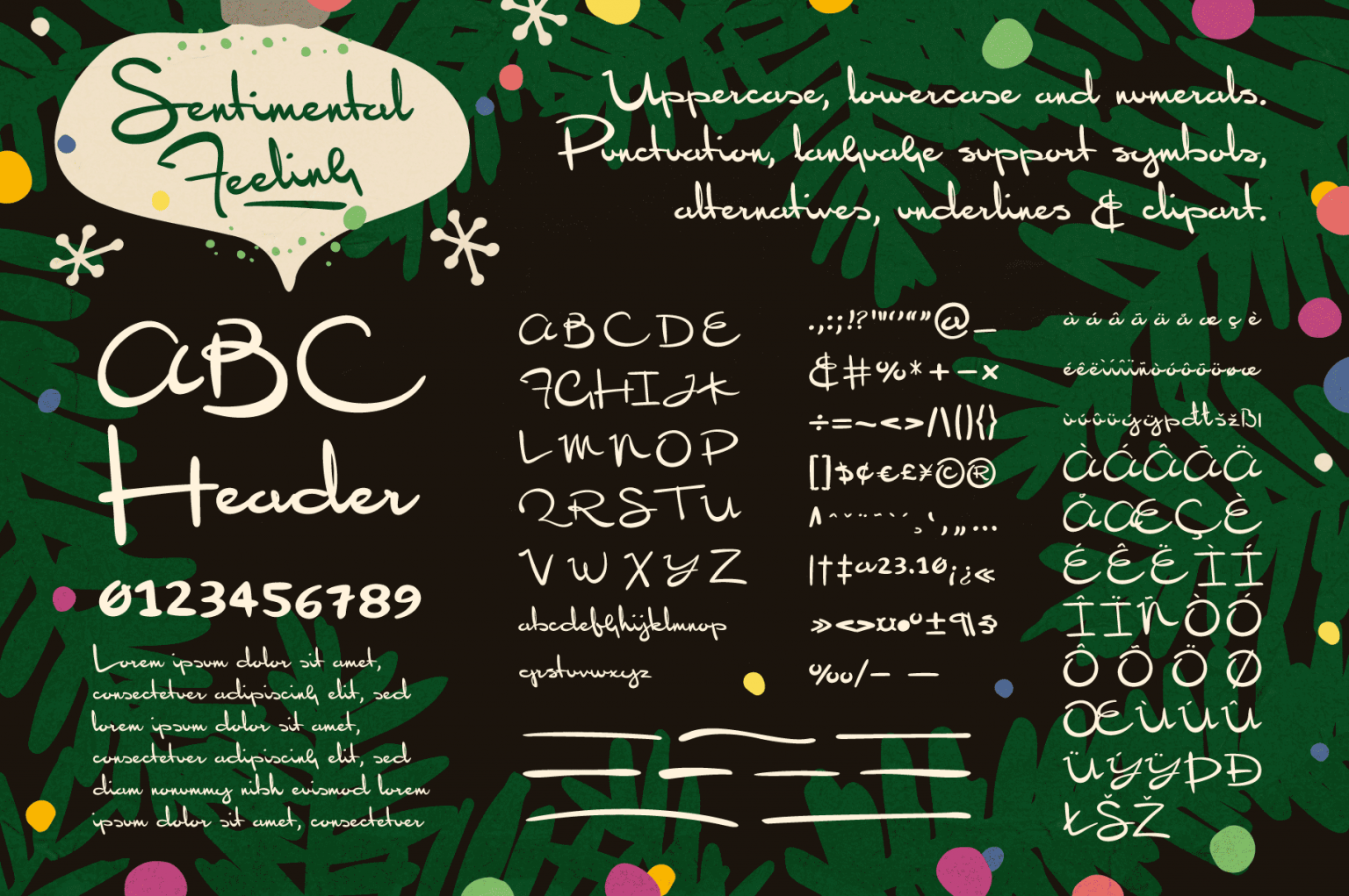 Sentimental Feeling - A Christmas Font by Wingsart Studio