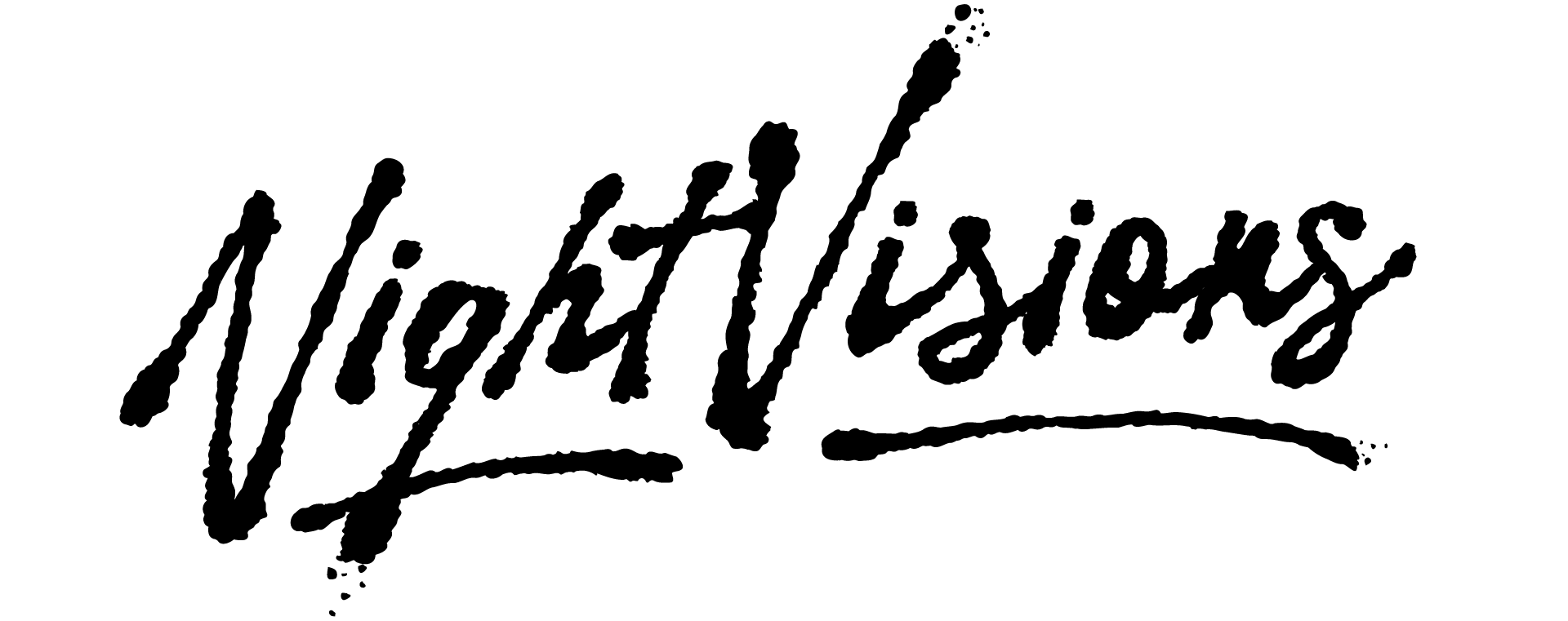 Night Visions: An Unsettling Hand-Drawn Brush Script Font by Wingsart Studio