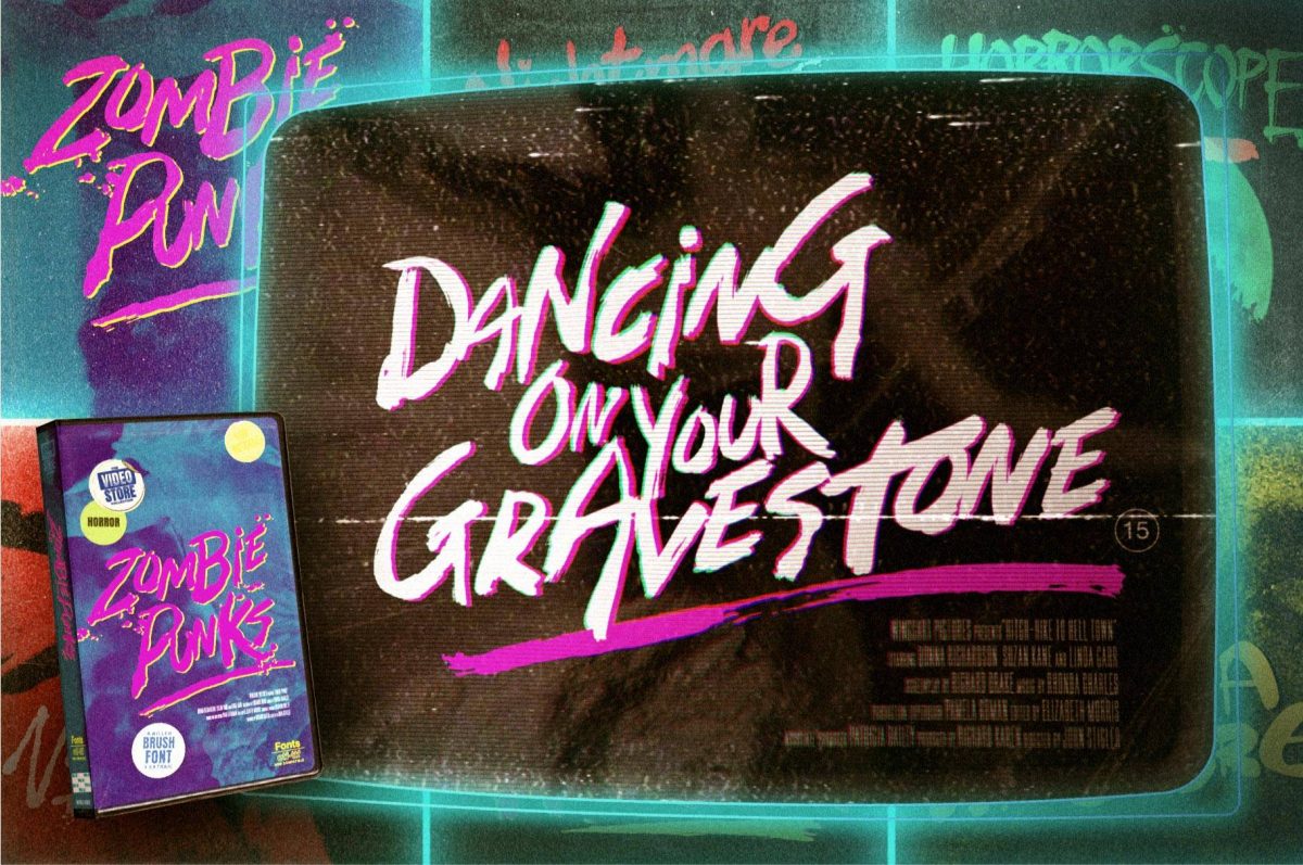 80s VHS Horror Fonts for Retro Movie Titles