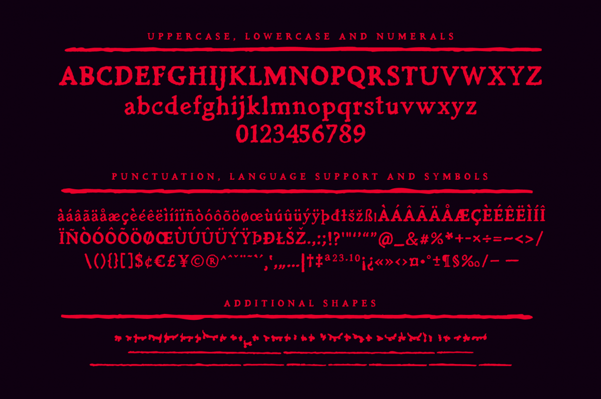 Casket - Typewriter Font