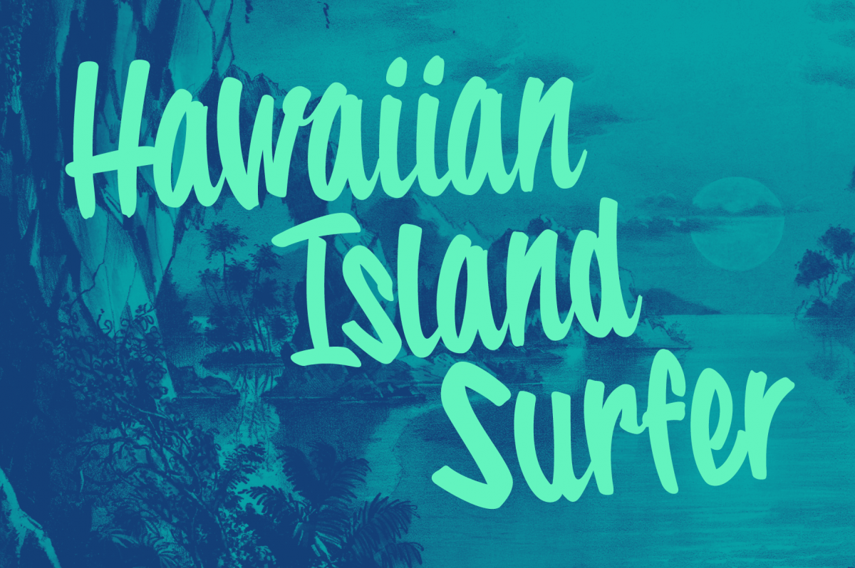 Tropical Carnival: Hawaiian surfing font - Font Download