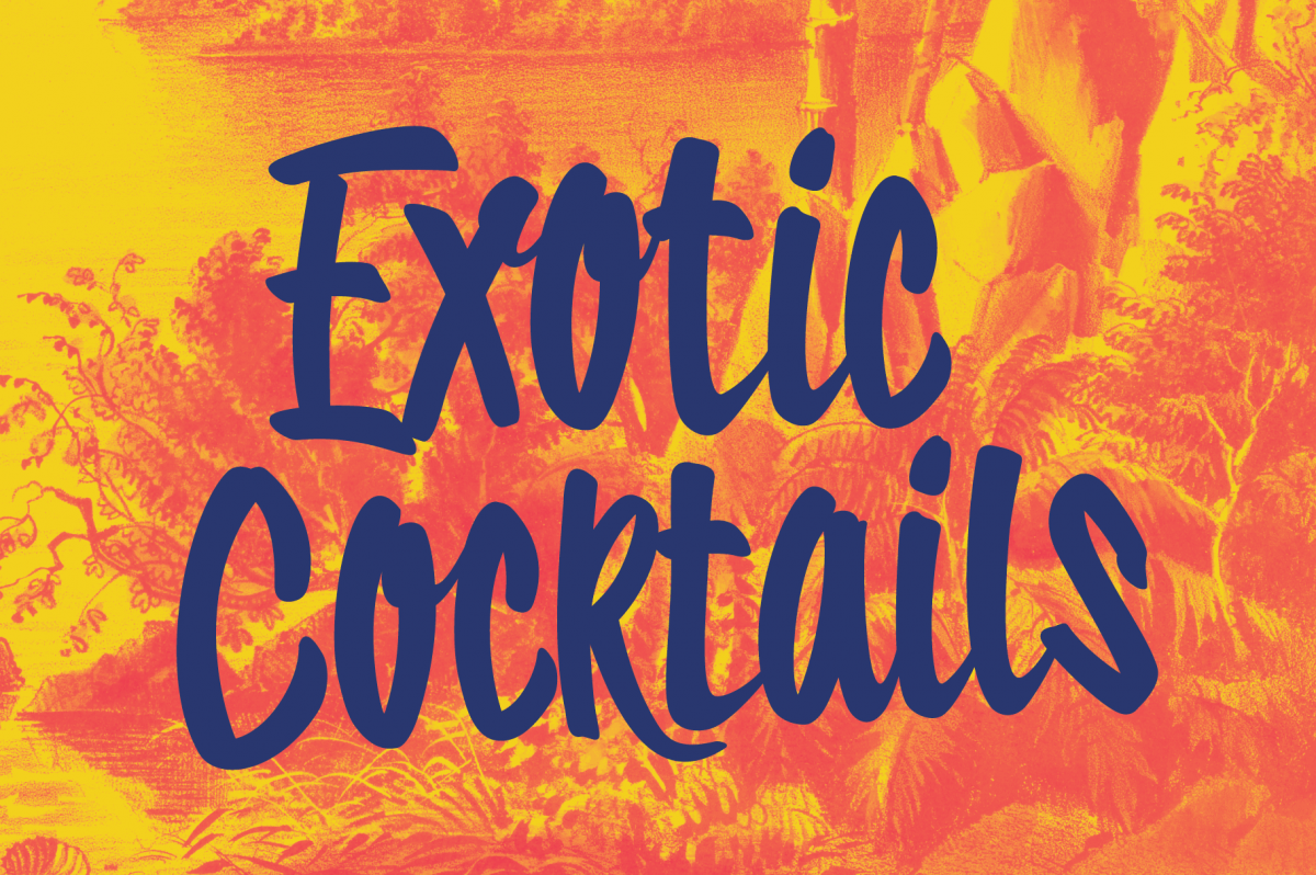 Tropical Carnival: retro tiki font - Font Download