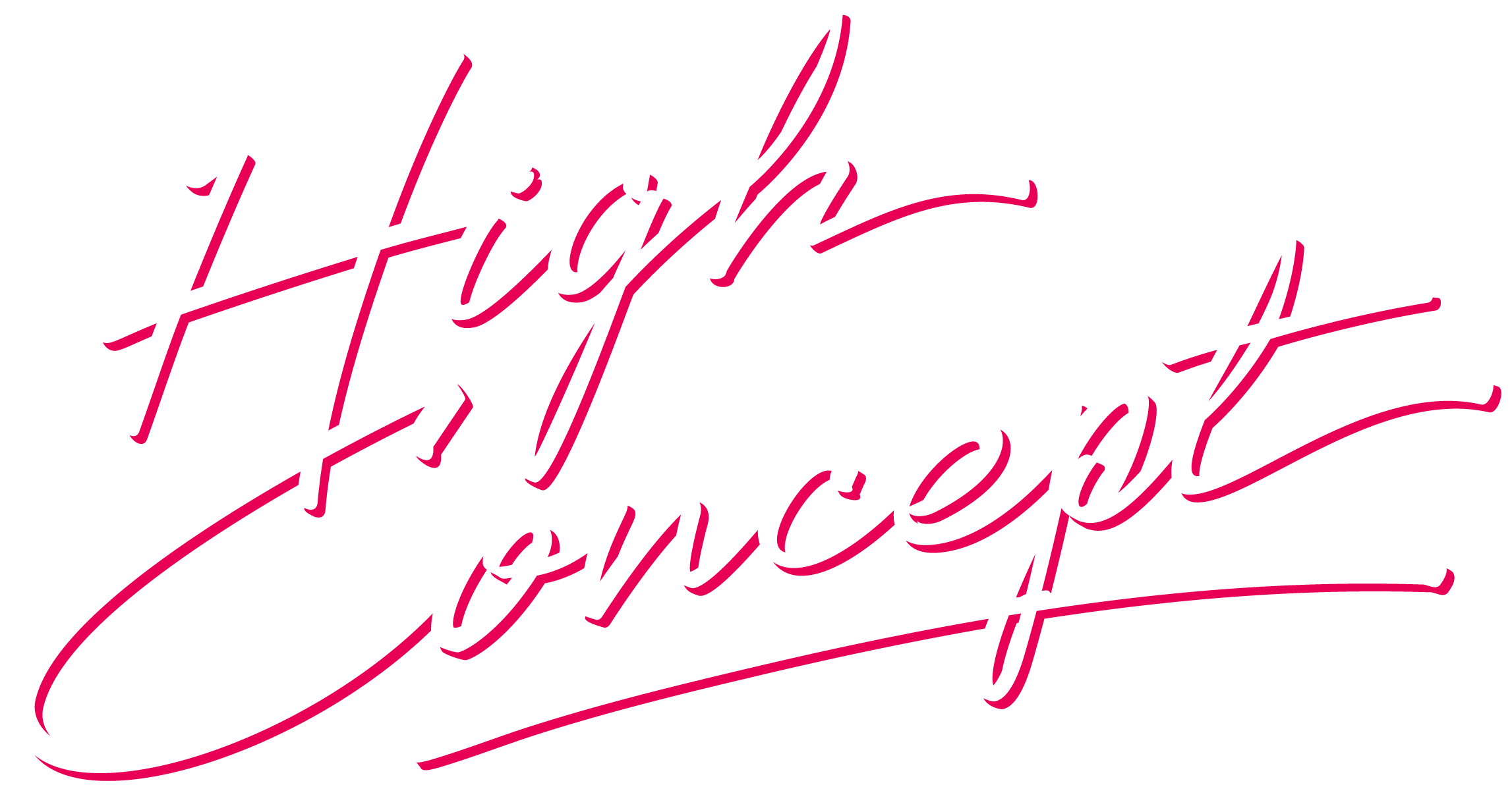 Hign Concept 80s Script Font by Wingsart Studio
