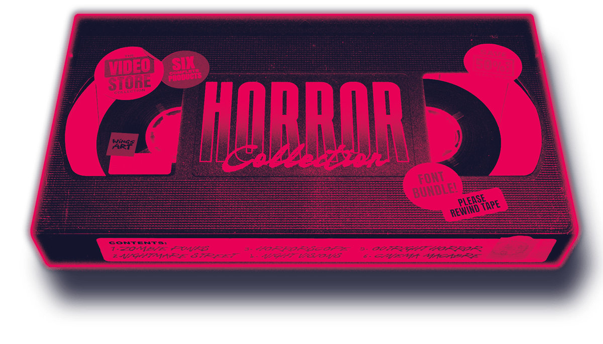 Download the best Free Horror fonts inspired by the 80s