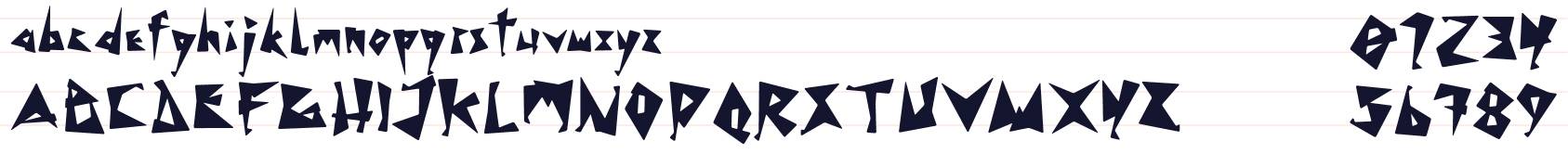 Round: Shock Value - An Expressionist, Cartoon-ish, Horror Display Font by Christopher King at Wingsart Studio