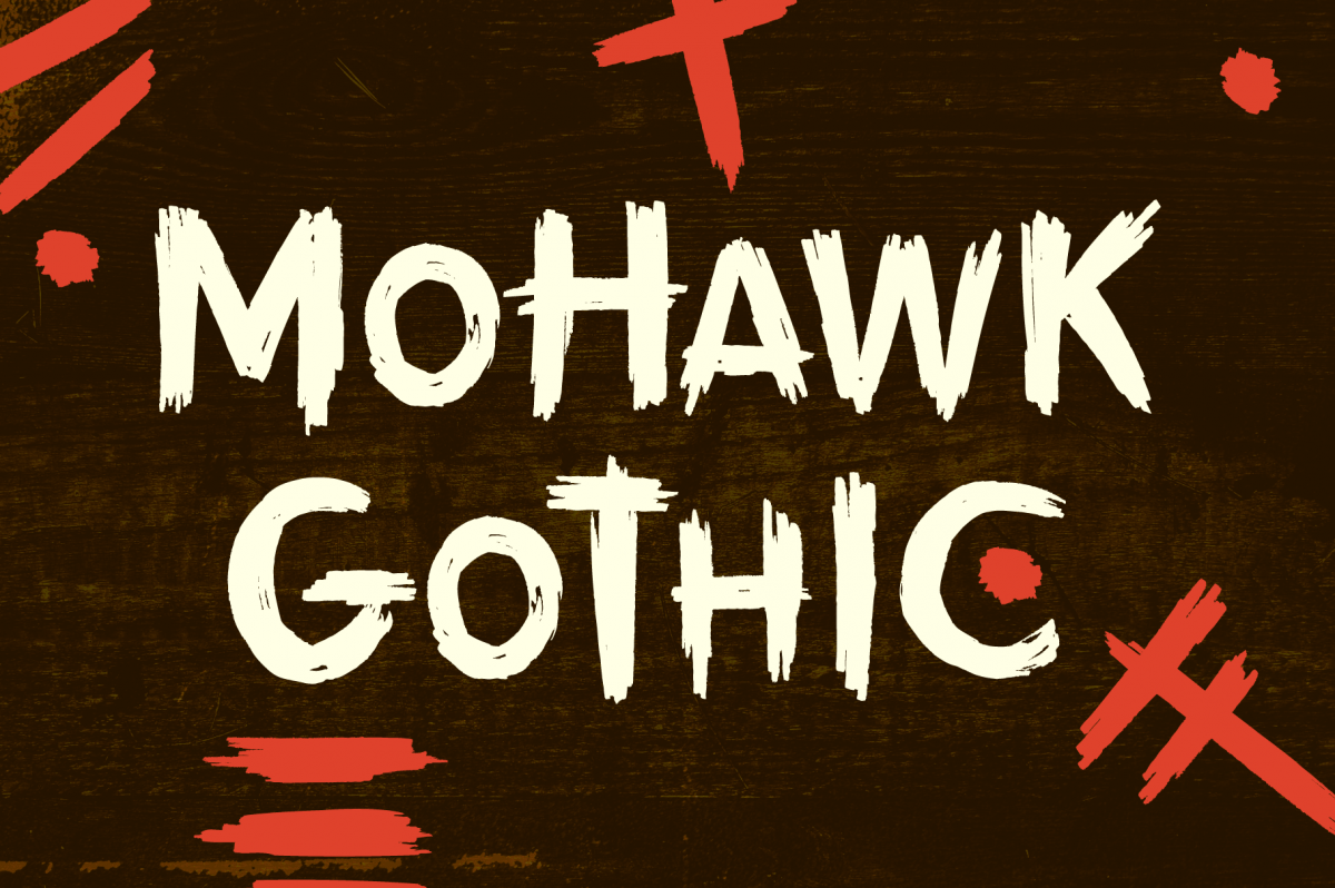 Grim Prairie: A Hand-Drawn Western Horror Brush Font by Wingsart Studio
