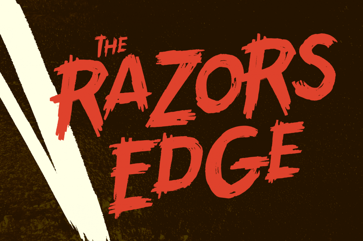 Grim Prairie: A Hand-Drawn Western Horror Brush Font by Wingsart Studio