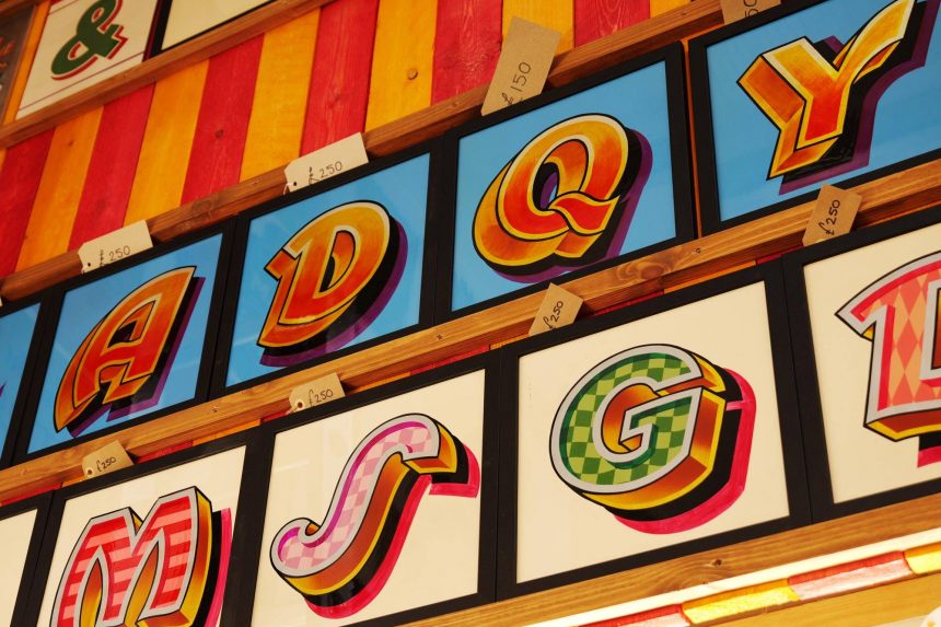 Joby Carter: All the Fonts of the Fair | Sign Painting Books