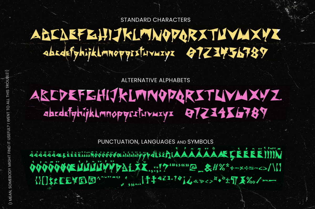 Shock Value - An Expressionist, Cartoon-ish, Horror Display Font by Christopher King at Wingsart Studio