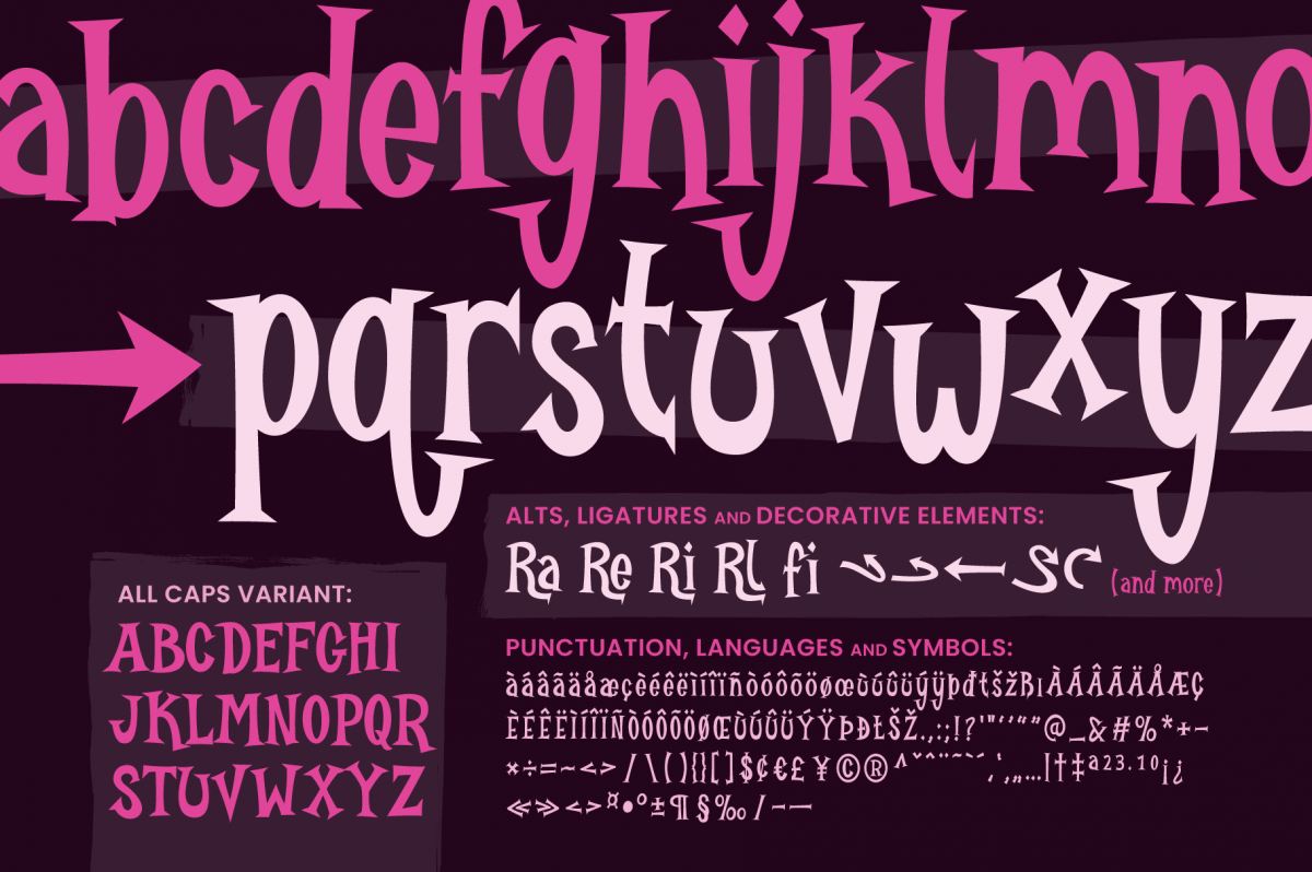 Burlexa: A Sexy Showgirl Font by Wingsart Studio