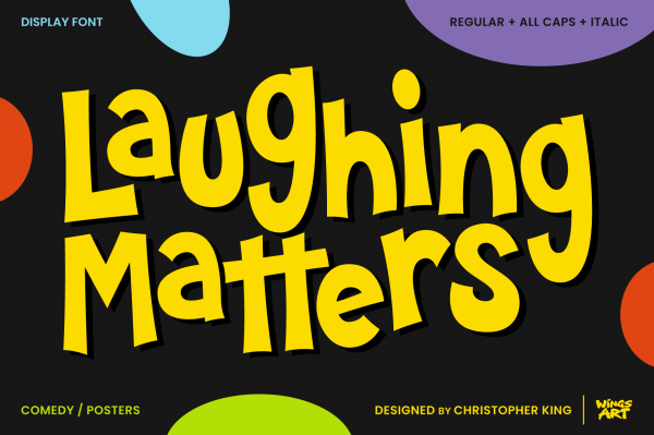 Laughing Matters: A 1990s Rock Poster Font