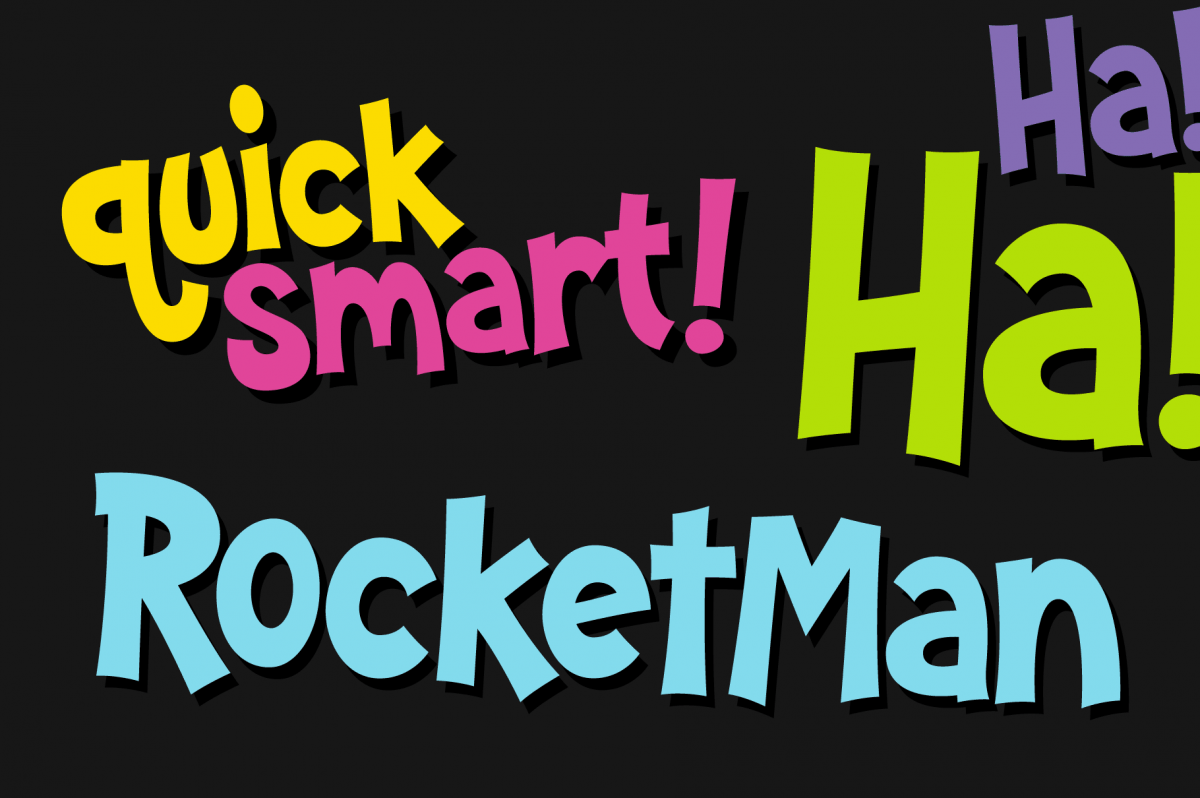 Laughing Matters: A Retro Cereal Box Font