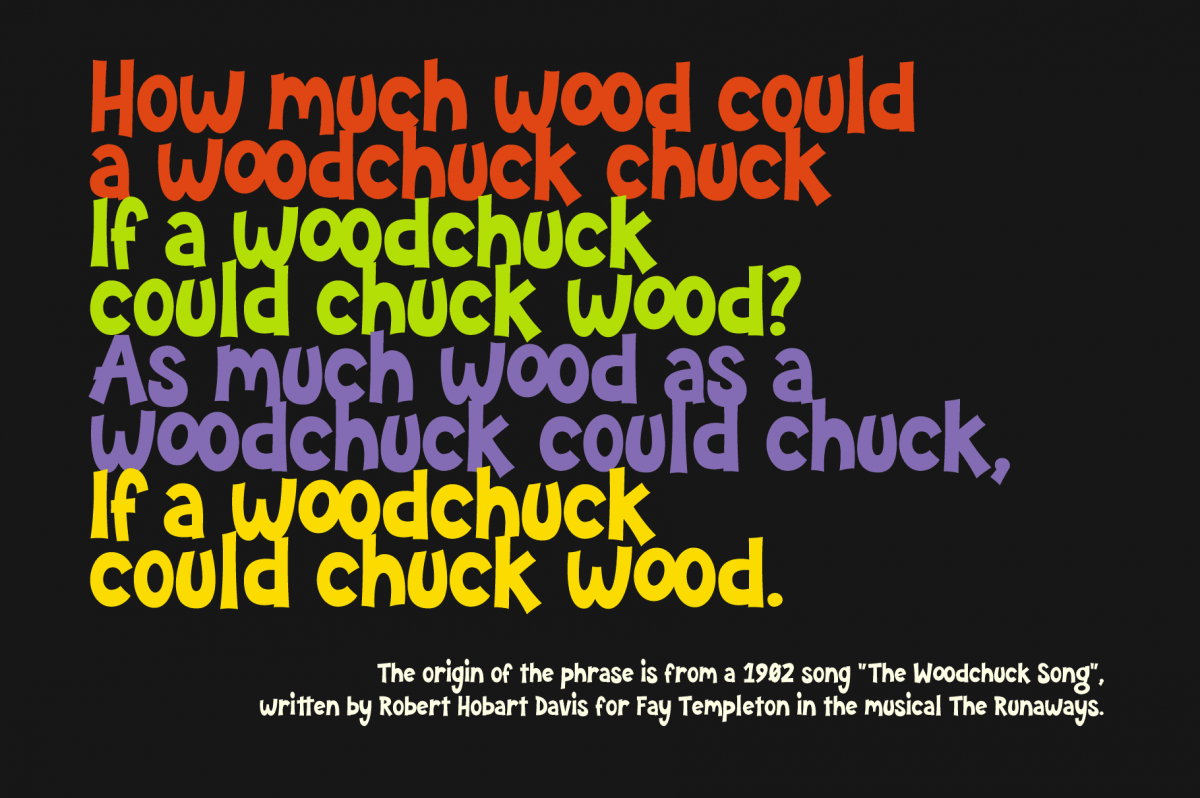 Laughing Matters: A Retro Cereal Box Font