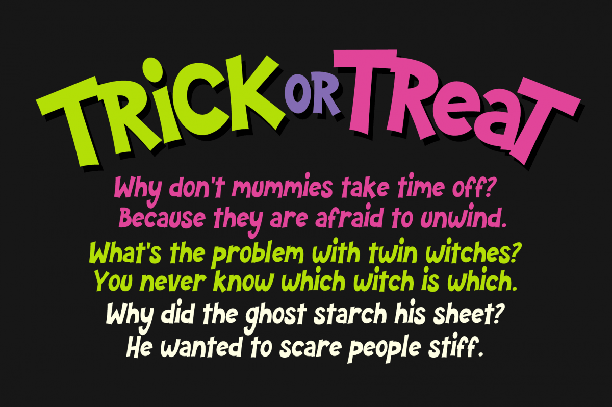 Laughing Matters: A Halloween Cartoon Font