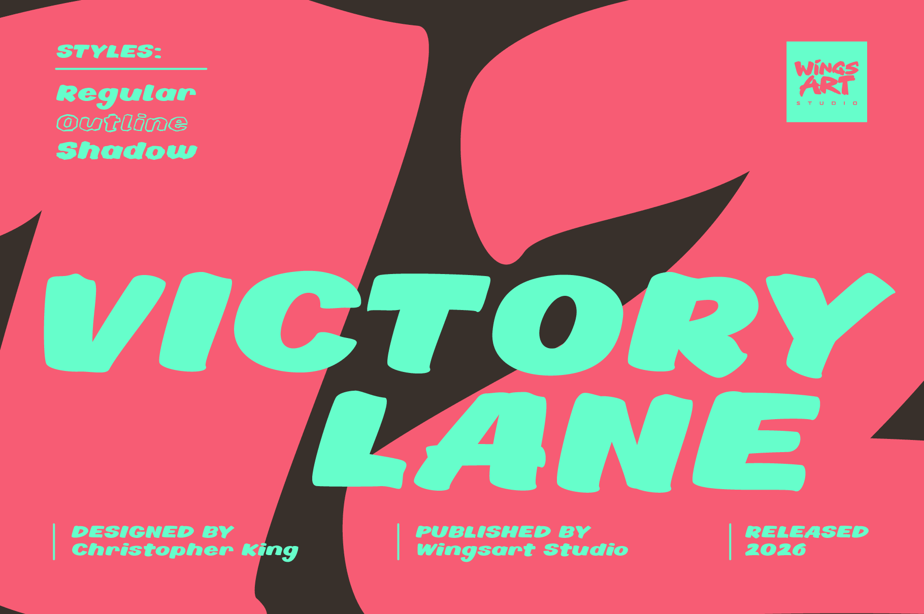 Victory Lane – A Brush Font for Race Car Livery and Signage by Wingsart Studio Victory Lane – A Brush Font Built for the Racetrack by Wingsart Studio