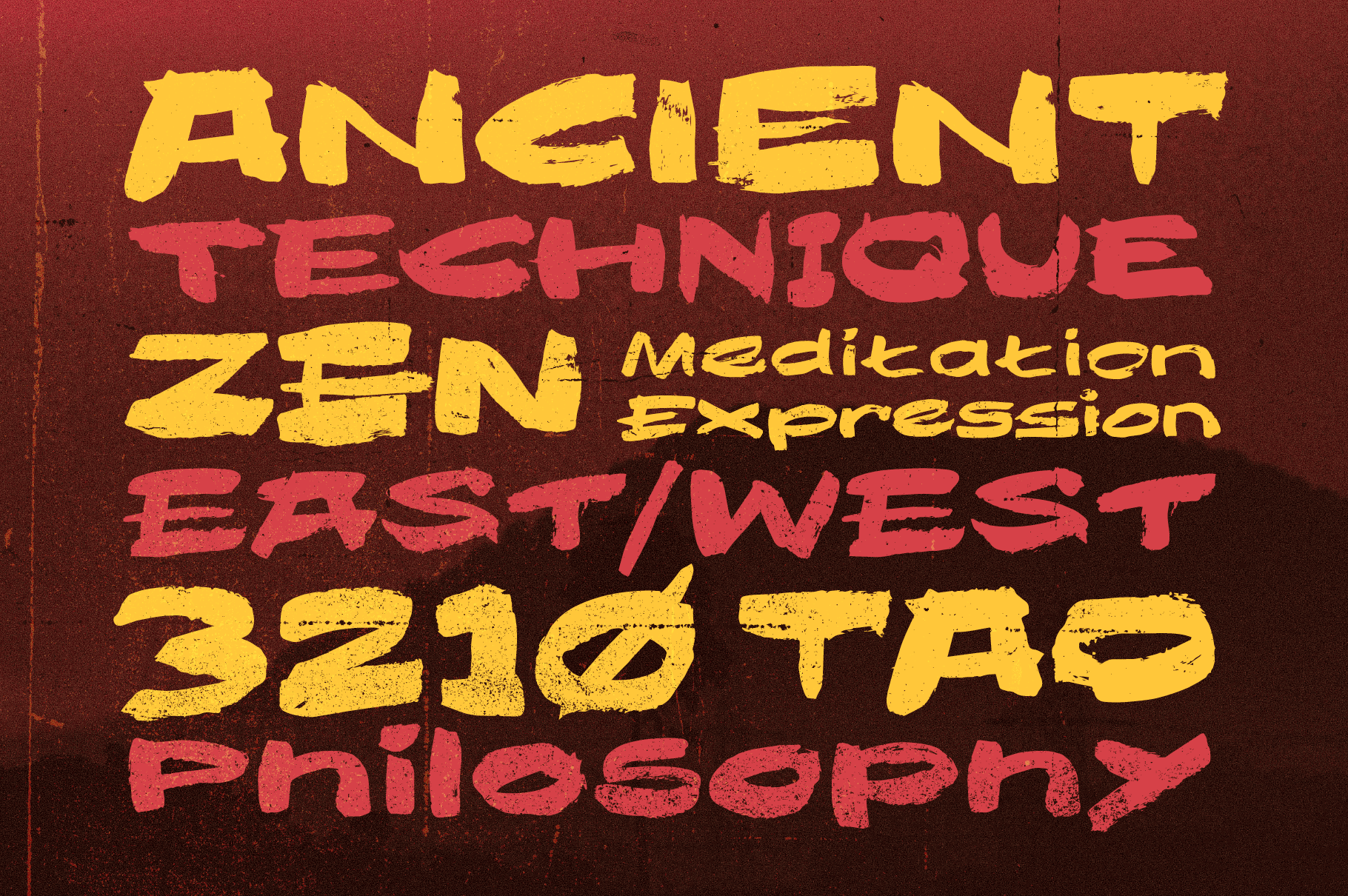Proscenium Brush - Zen and the Art of Brush Fonts Free Download: Proscenium Brush - Zen and the Art of Brush Fonts by Wingsart Studio